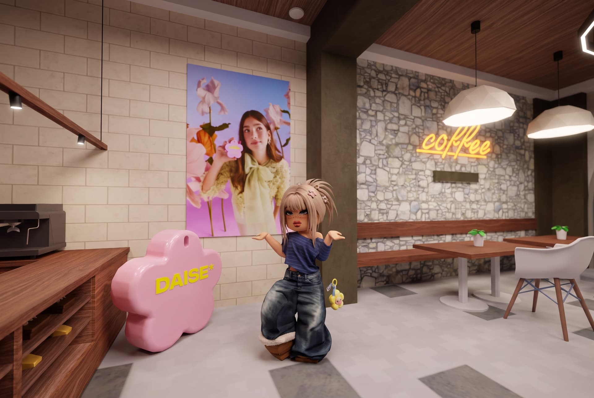 DAISE Beauty products placed inside the LifeTogether RP café